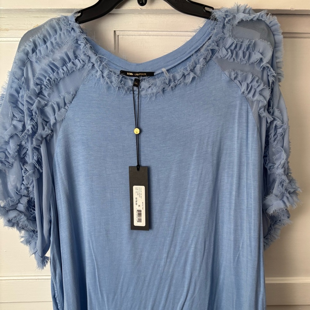 BNWT KOBI HALPERIN “Betsy Ruffle Top” XXL
